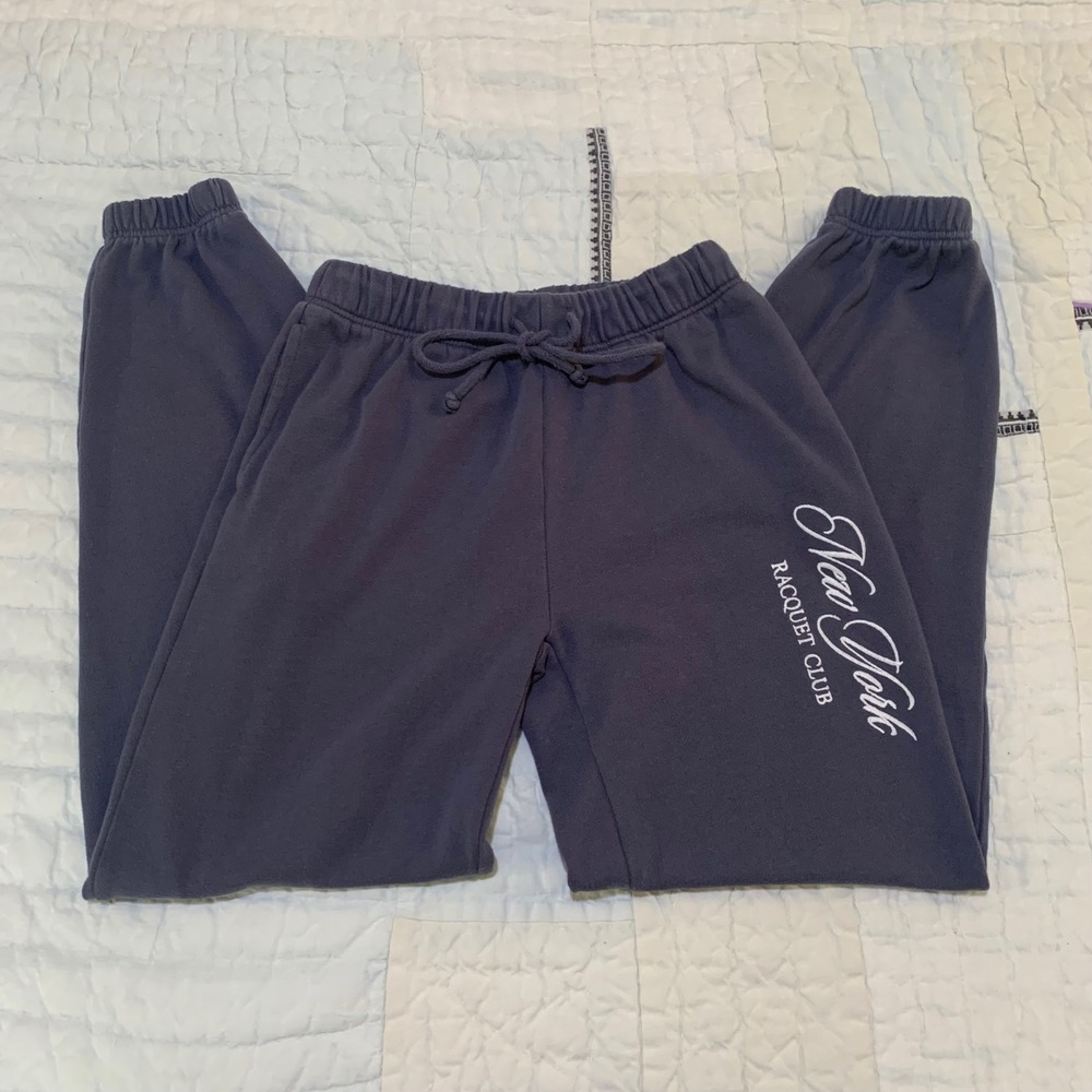Aeropostale Downtime Sweatpants‎ New York Racquet Club Joggers Grey XS